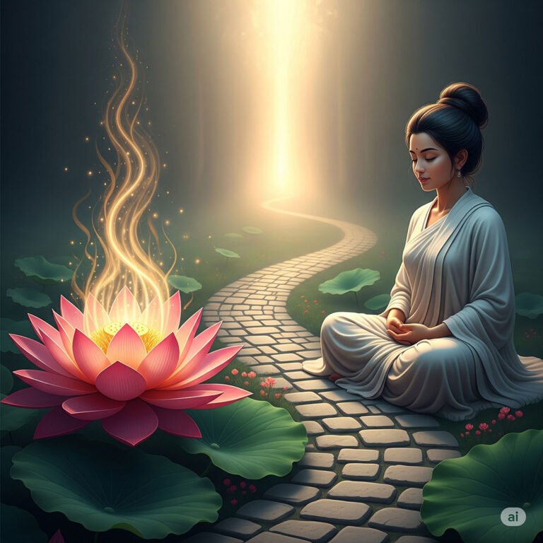 women meditating ai