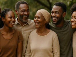 a group of people epitomizing ubuntu