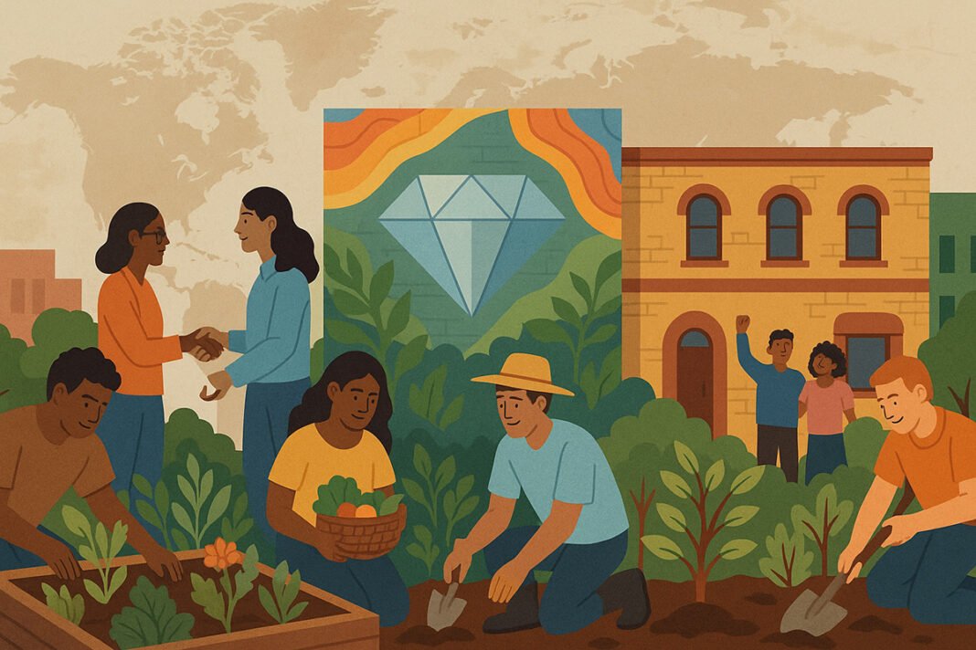 people farming graphic