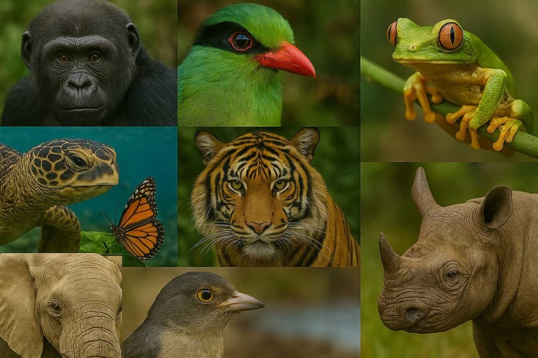 Endangered-Species-Collage-iucn