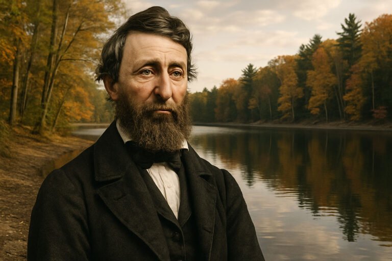 Thoreau-at-Walden-artists- impression