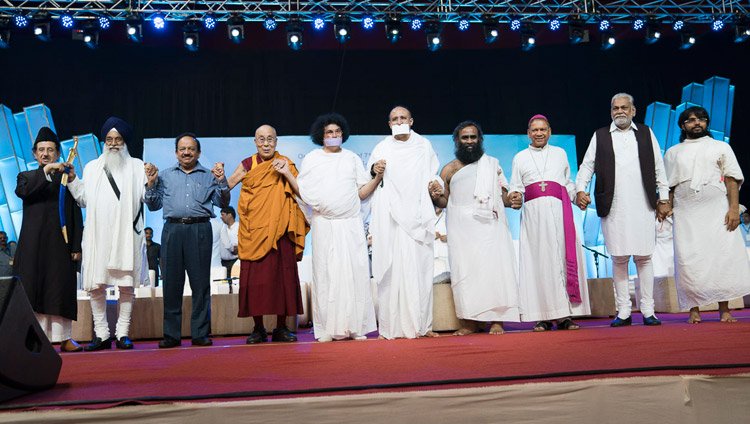 Dalia Lama World Peace and Harmony through interfaith meeting other religious leaders