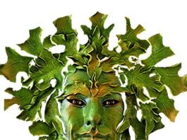 green man mask