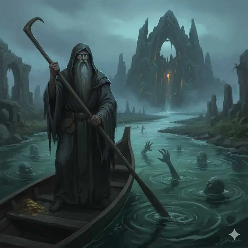 Charon the ferryman  greek psychopomp