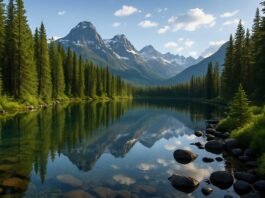 Pristine-Wilderness-Lake-Mountains