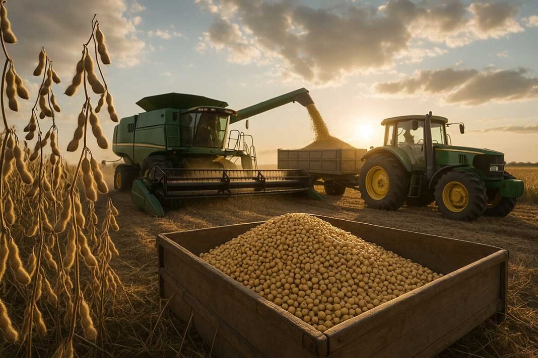 Soybean-Industry Soybean-Industry-harvesting-machine