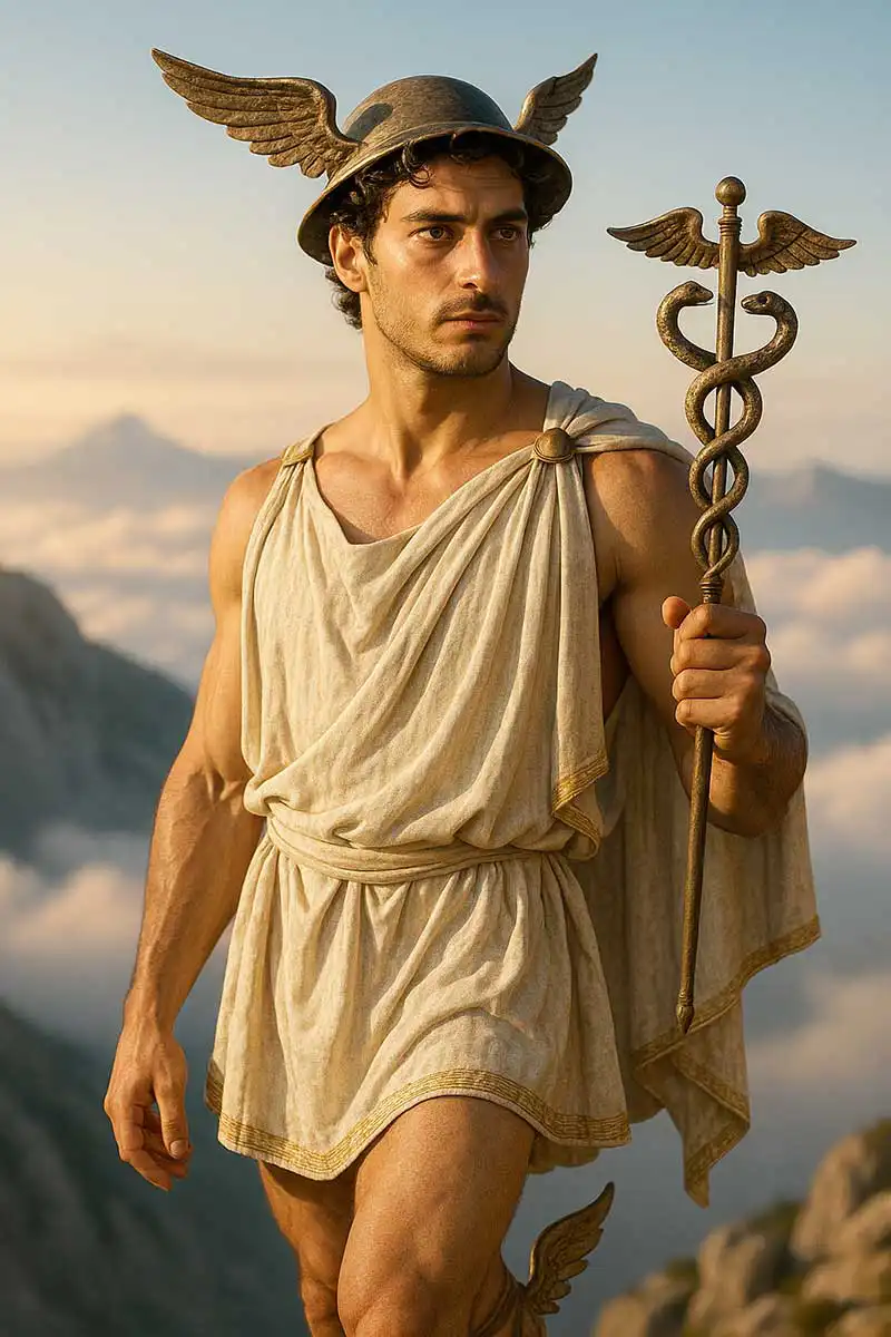 hermes or mercury classical psychopomp