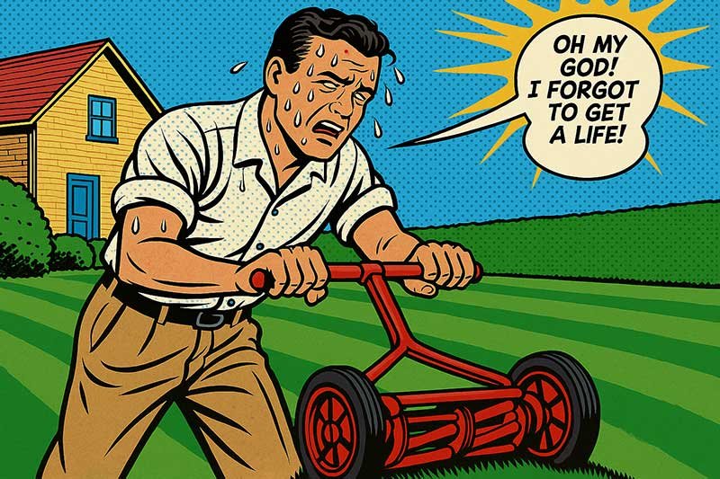 pop_art_man_mowing_lawn_creator_kevin_parker