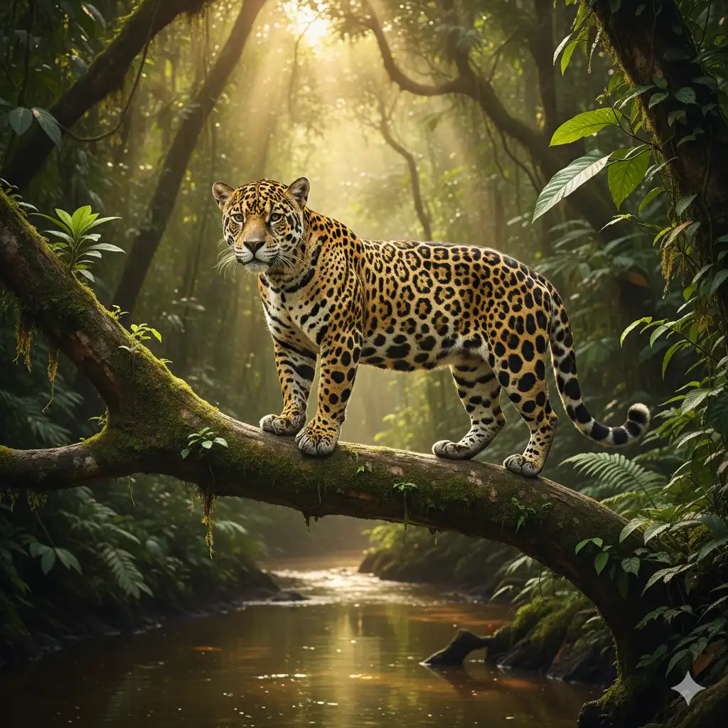The jaguar Panthera onca