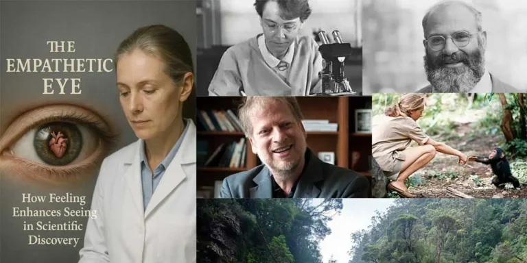 montage of empathetic scientists
