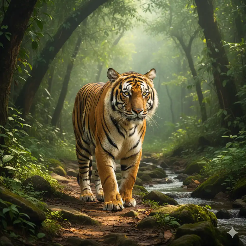 The tiger Panthera tigris